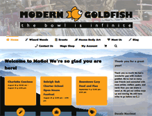 Tablet Screenshot of moderngoldfish.com